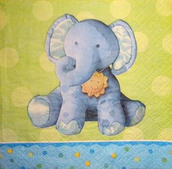 013 Baby - 3-ply (blue) - Amscan - CS