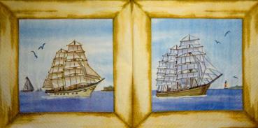 167 Maritim - 3-lagig (braun) - Ti-Flair