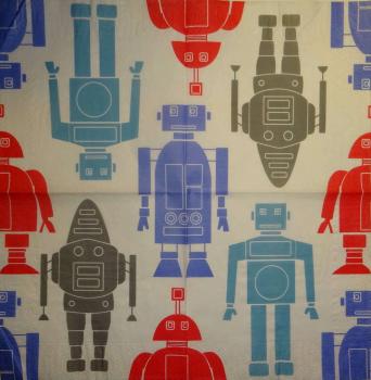 016 Kinder Sonstige - Roboter - 2-lagig