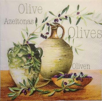 061 Olives - 3-ply (61) - Ambiente