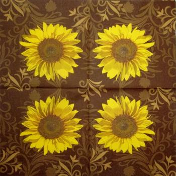 117 Sonnenblumen - 3-lagig