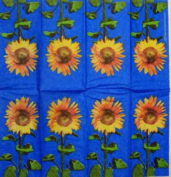 127 Sunflowers - 4-ply  - ppd - Handkerchief