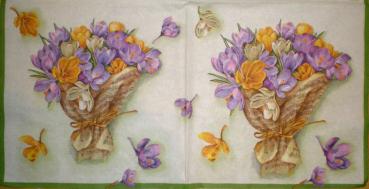 030 Daffodils,  Hyacinths,  Maiglöckchen, Crocus (grün)