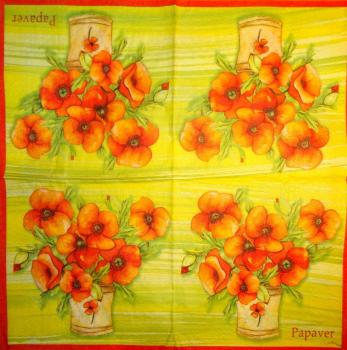 183 Anemones, Poppy - 3-ply