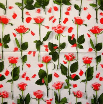 172 Rosen - 3-lagig (rot) - Home Fashion