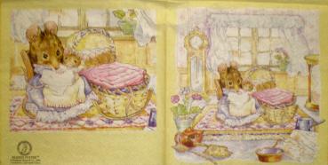 014 Mäuse - 3-ply - Beatrix Potter/Peter Rabbit 2004