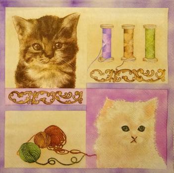 110 Cats - 3-ply (purple) - Ambiente