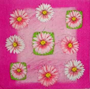 031 Daisies - 3-ply (pink) - Home Fashion