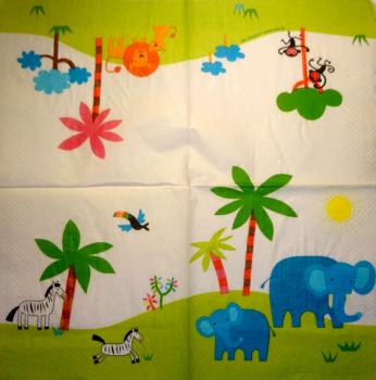 069 Animals Africa: Divers - 2-ply - Hallmark