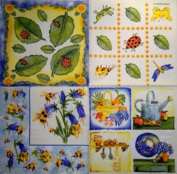 137 Garten - 3-lagig - Plaid