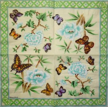 146 Schmetterlinge - 3 lagig - Madame est Servie