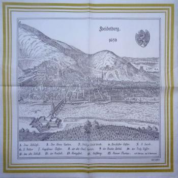 025 Germany - 1-ply - WIDA - Heidelberg - 35x35 cm