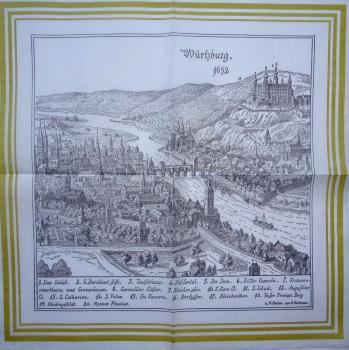 028 Germany - 1-ply - WIDA - Würzburg - 35x35 cm