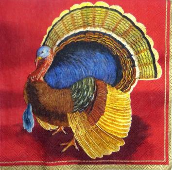011 Peacock - 3-ply (red) - Ihr