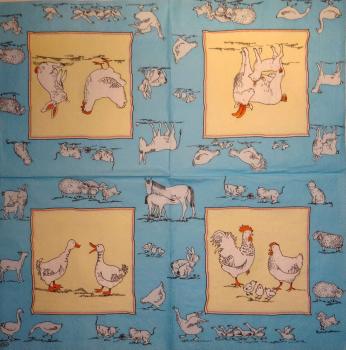 042 Ducks - 3-ply (blue) - Ihr