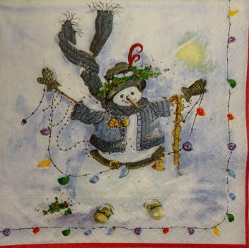 132 Snowman - 3-ply - Caspari