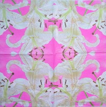 069 Lilies - 3-ply (pink) - ppd - Krackenberger