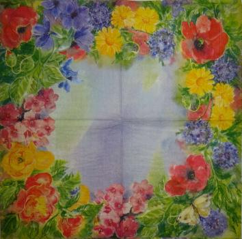 104 Anemonen, Mohn - 3-lagig - AVEC