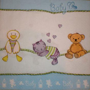 021 Baby - 3-ply (blue) - Home Fashion