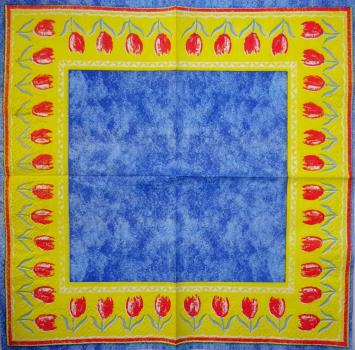 127 Tulpen - 3-lagig (blau)