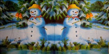 144 Schneemann - 3-lagig