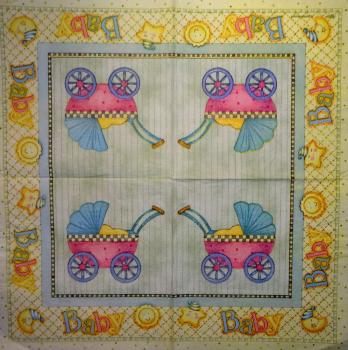 075 Baby - 3 lagig - Paper Art - Debbie Mumm
