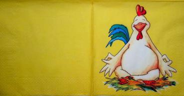 096 Rooster,  Hen - 3 ply - Yoga