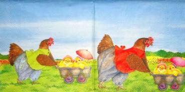 126 Hahn, Huhn - 3 lagig - Ambiente