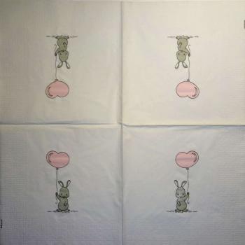 128 Rabbits:  unnatürlich - 3-ply (weiß) - ppd - Bazaart