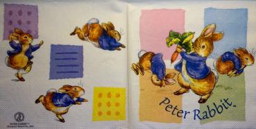 141 Hasen: unnatürlich - 3-lagig - MOLCA - Peter Rabbit - Frederick Warne 2002
