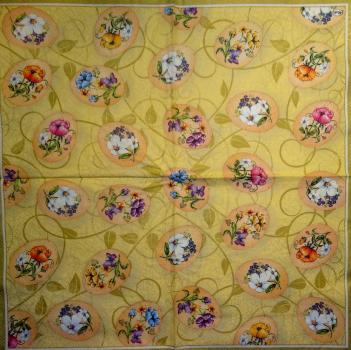 094 Eggs,  Easter Eggs - 3 ply (gold) - Maki