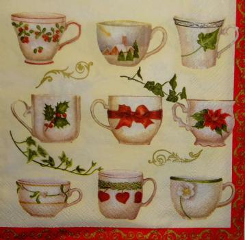 070 Dishes - 3 ply (cream) - Ambiente