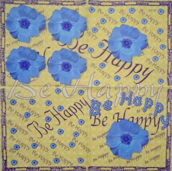 123 Anemones, Poppy - 3-ply - Ambiente