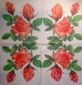 460 Rosen - 3-lagig - WIDA - 35x35 cm