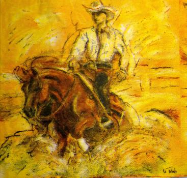 118 Horses - 3-ply - Cowboy - Künstler