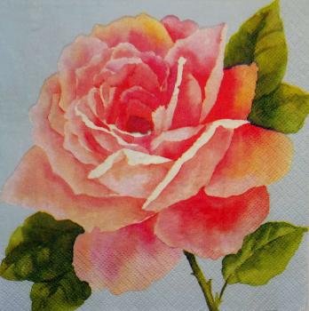 331 Roses - 3-ply (blue)