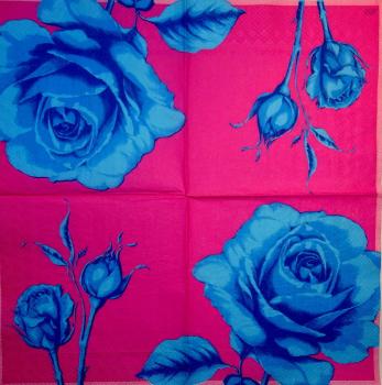 275 Roses - 3-ply (pink/ blue) - Ihr