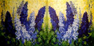 159 Flowers Others - 3-ply (blue) - Ti-Flair