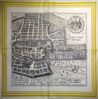 030 Germany - 1-ply - WIDA - Stuttgart - 35x35 cm