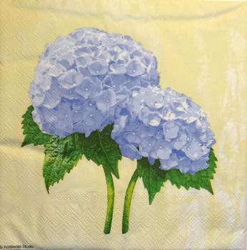 056 Hydrangeas - 3-ply - Ambiente