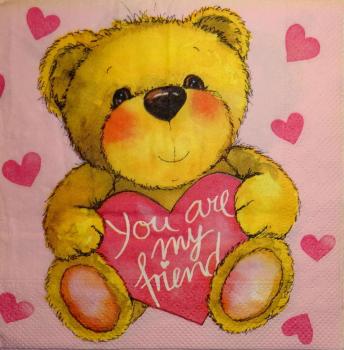 111 Teddy - 3-ply (pink)