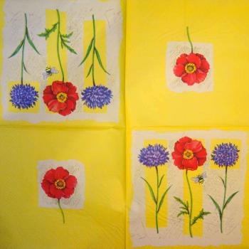 185 Anemones, Poppy - 3-ply