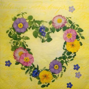 194 Flowers Others - 3-ply (yellow)  - Paw