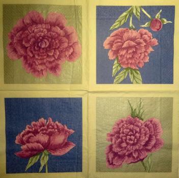200 Flowers Others - 3-ply ( blue)