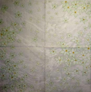 058 Flowers Others - 3 ply (gray) - Ihr