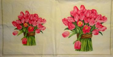 141 Tulips - 3-ply (pink) - Ambiente