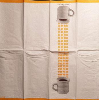 168 Coffee / Cafe - 4-ply - Ihr - Handkerchief