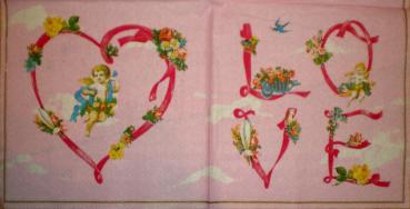 064 Heart / Hearts - 3-ply (pink) - Ihr - CS