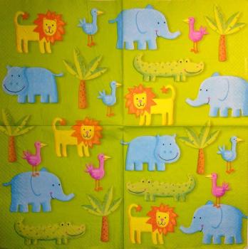 063 Animals Africa: Divers - 3-ply - Artebene