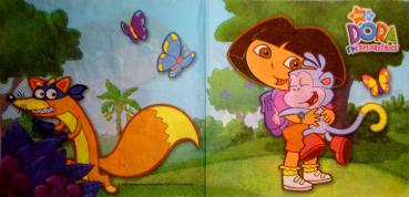 140 Bekannte Figuren - 2-lagig - Dora the Explorer 2007